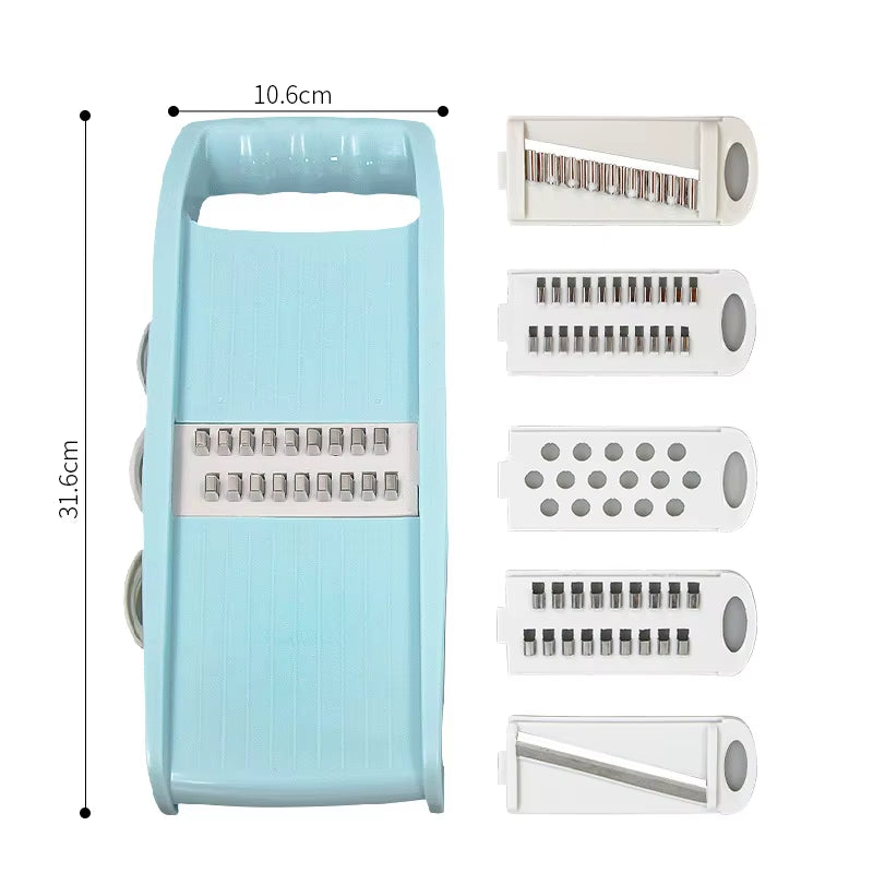 5-in-1 Multi-Functional Vegetable Chopper – Chop, Slice & Dice Like a Pro! 🔪🥕🥒