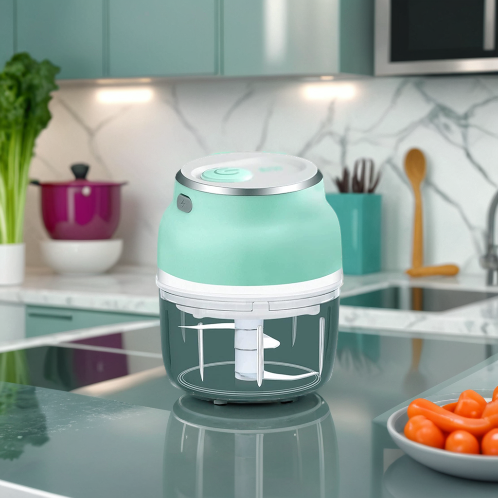 Mini Power Chopper – The Portable Way to Prep Garlic, Herbs & More