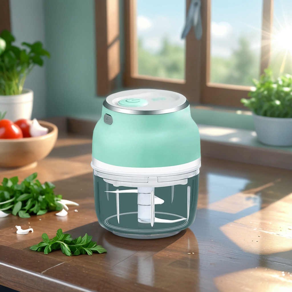 Mini Power Chopper – The Portable Way to Prep Garlic, Herbs & More