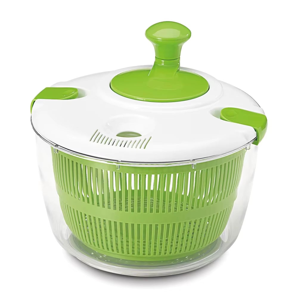 5L Large Salad Spinner – Crisp, Clean, & Dry Greens in Seconds! 🥗💦
