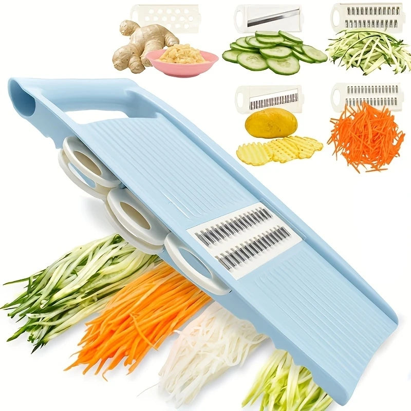 5-in-1 Multi-Functional Vegetable Chopper – Chop, Slice & Dice Like a Pro! 🔪🥕🥒