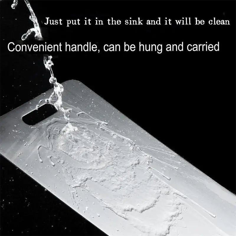 Double-Sided Titanium Cutting Board – Sleek, Strong & Sanitary