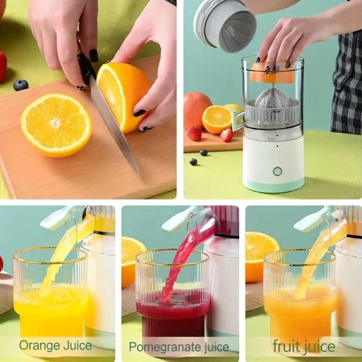Electric Citrus Juicer – Fresh Juice at the Push of a Button