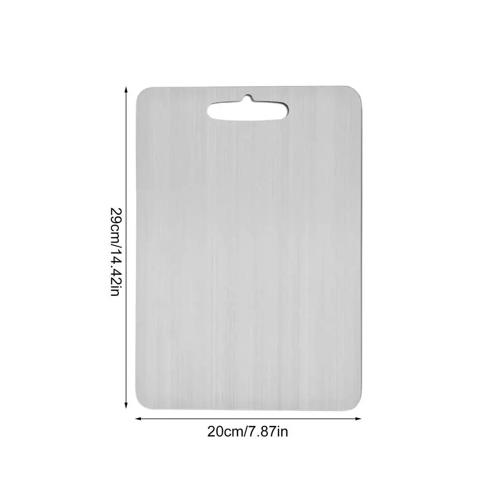 Double-Sided Titanium Cutting Board – Sleek, Strong & Sanitary