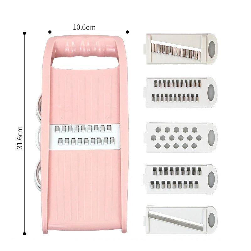 5-in-1 Multi-Functional Vegetable Chopper – Chop, Slice & Dice Like a Pro! 🔪🥕🥒