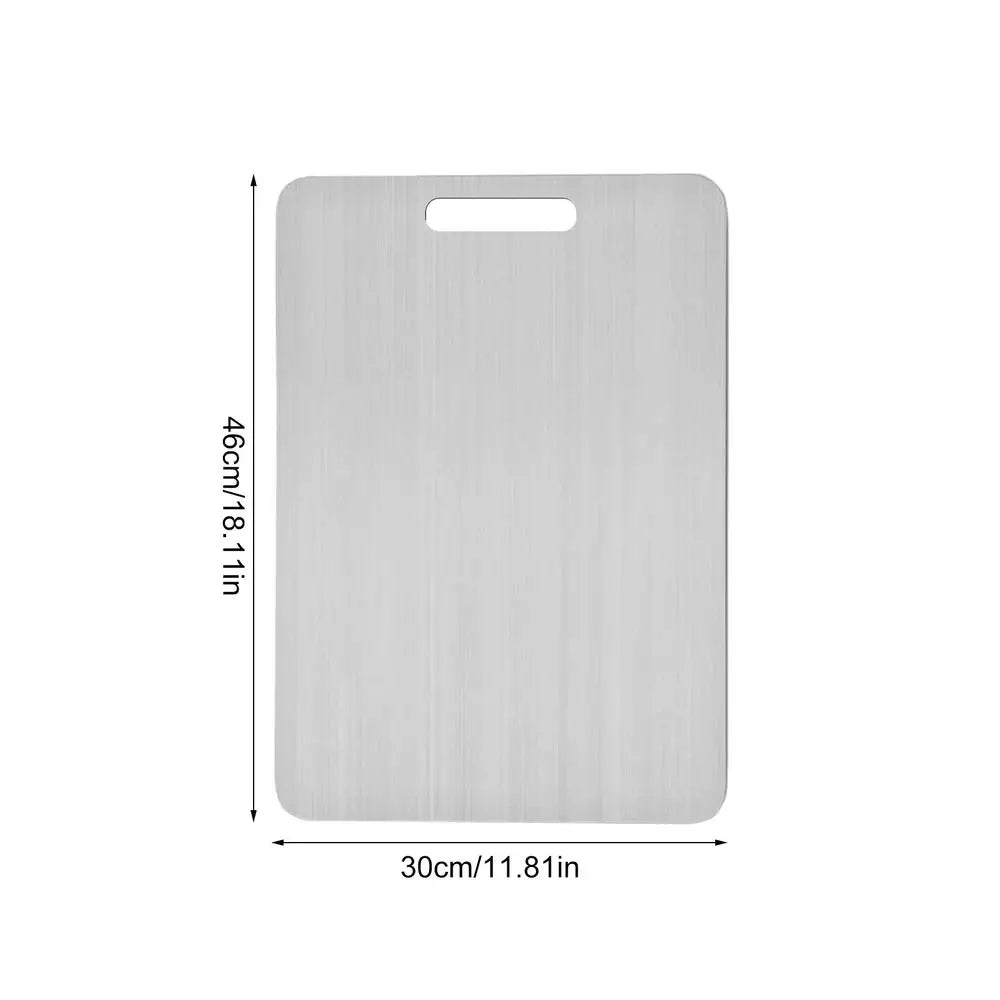 Double-Sided Titanium Cutting Board – Sleek, Strong & Sanitary