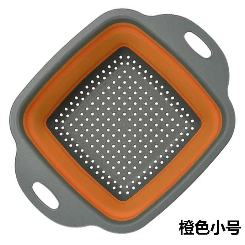 Collapsible Silicone Colander – The Ultimate Space-Saving Kitchen Essential!