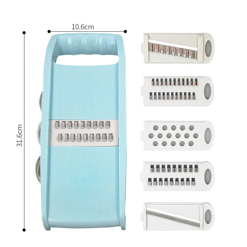 5-in-1 Multi-Functional Vegetable Chopper – Chop, Slice & Dice Like a Pro! 🔪🥕🥒