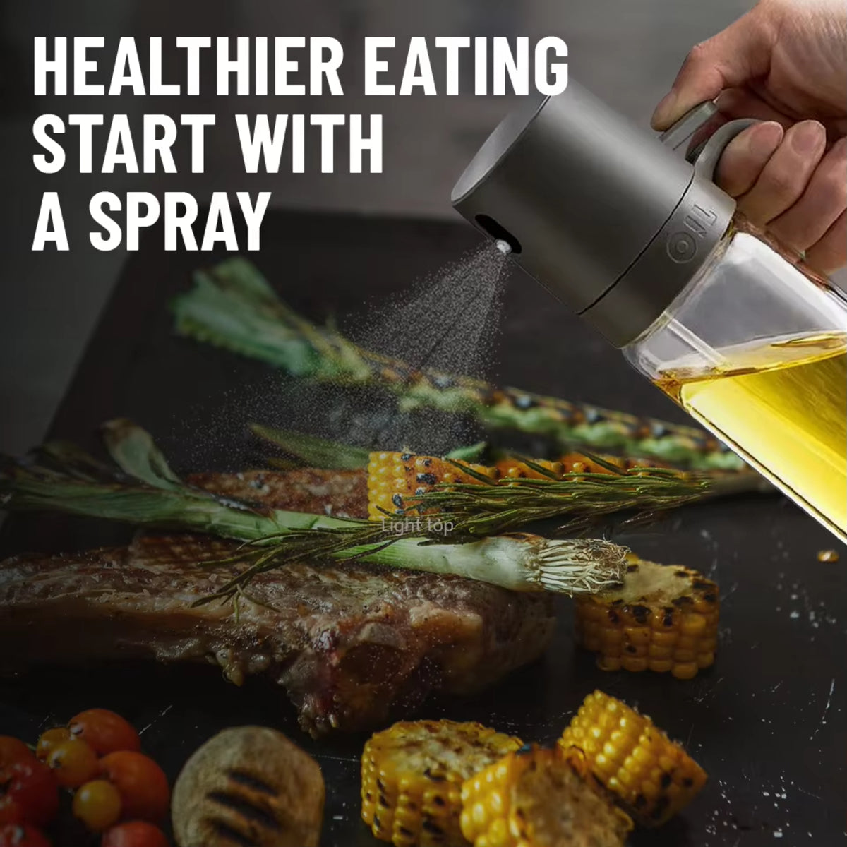 ClearControl™ Glass Oil Sprayer – Mist with Precision, Cook with Confidence