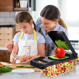 12/22-in-1 Multifunctional Vegetable Chopper – The Ultimate Kitchen Gadget! 🔪🥕🥔