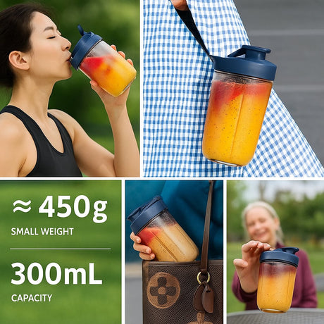 Portable Electric Juicer – Fresh Smoothies Anytime, Anywhere!