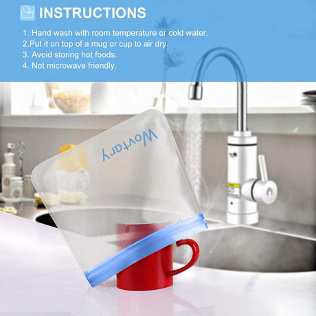 Reusable Silicone Food Bags – Durable, Versatile, Planet-Friendly