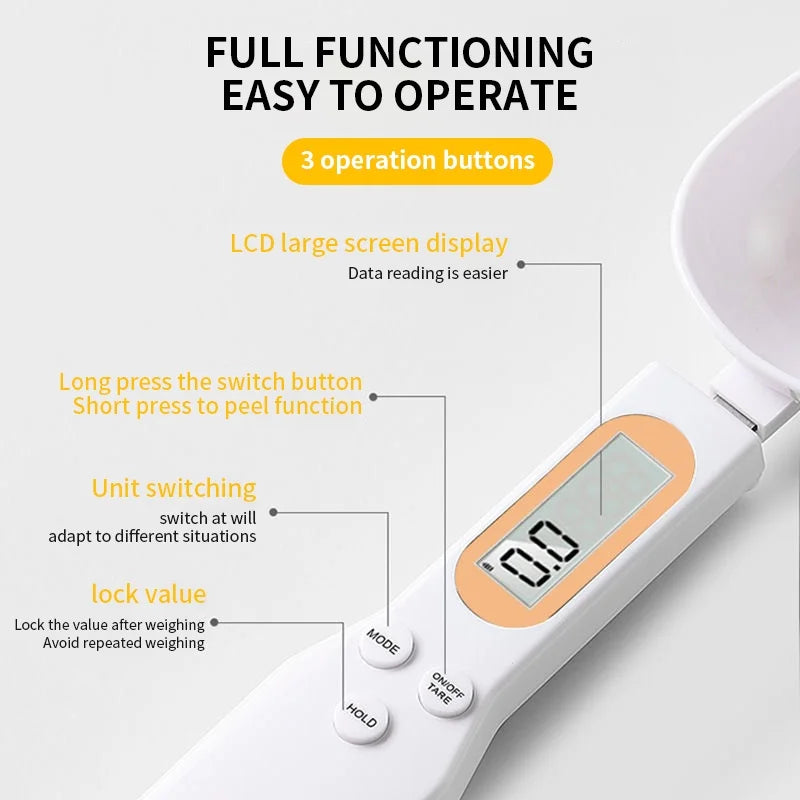 Precision Spoon Scale — Smart Digital Measuring Spoon