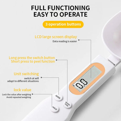 Precision Spoon Scale — Smart Digital Measuring Spoon