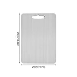 Double-Sided Titanium Cutting Board – Sleek, Strong & Sanitary