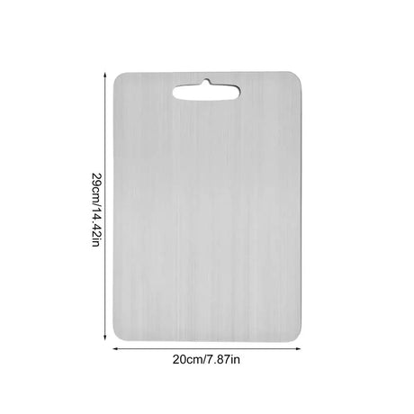 Double-Sided Titanium Cutting Board – Sleek, Strong & Sanitary