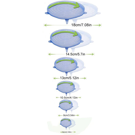 Reusable Silicone Stretch Lids — The Eco-Smart Way to Keep Food Fresh