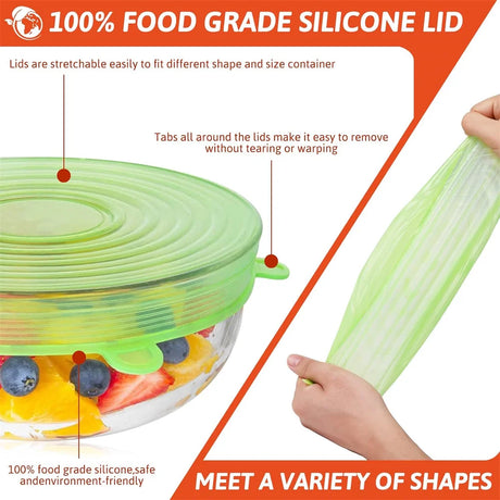 Reusable Silicone Stretch Lids — The Eco-Smart Way to Keep Food Fresh
