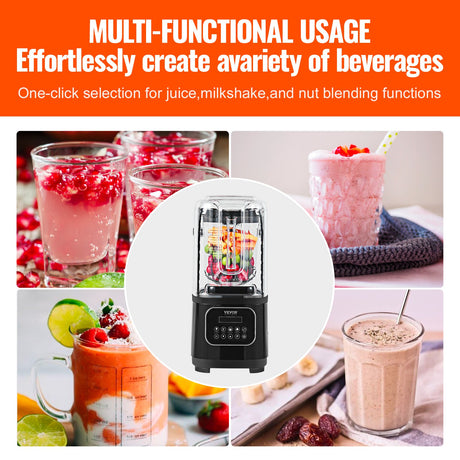 VEVOR Professional Blender with Shield