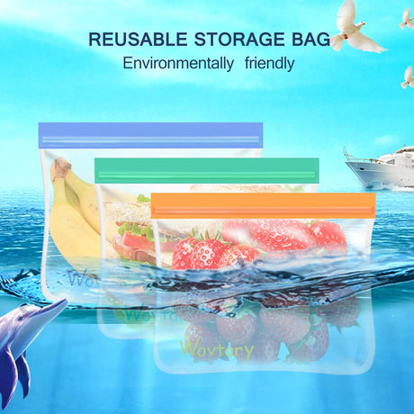Reusable Silicone Food Bags – Durable, Versatile, Planet-Friendly